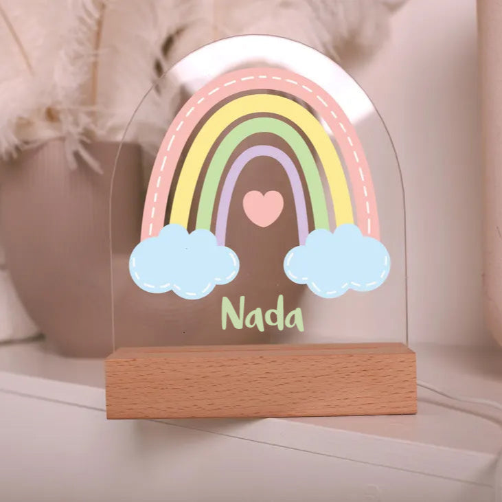 Lampe rainbow personnalisée