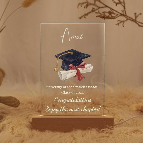 Lampe Graduation personnalisée
