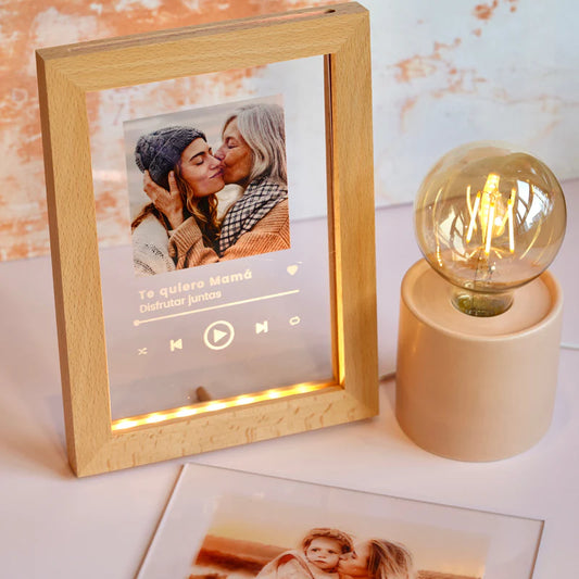 Cadre LED spotify (photo personnalisée)