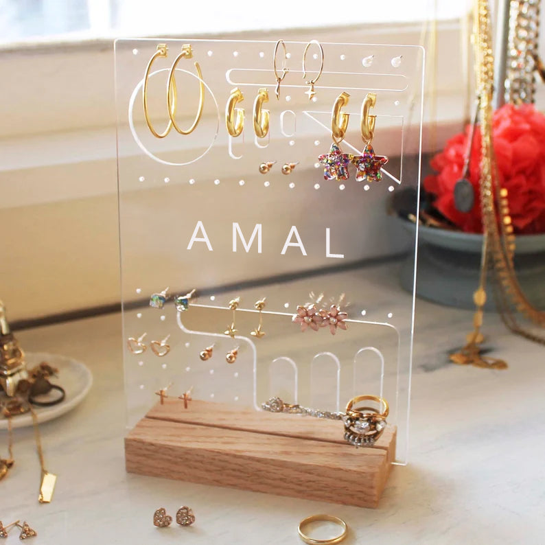 Support maze à Boucles d’Oreilles Personnalisé