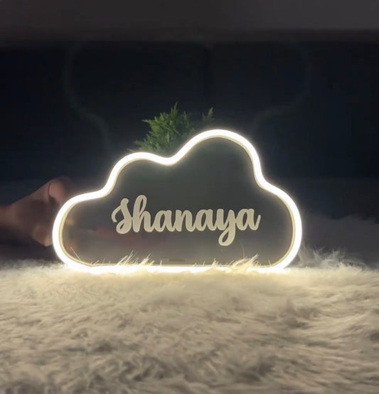 Nuage en Neon personnalisée