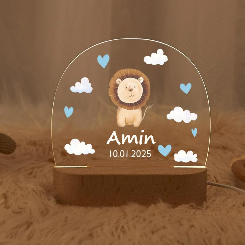 Lampe Lion personnalisée