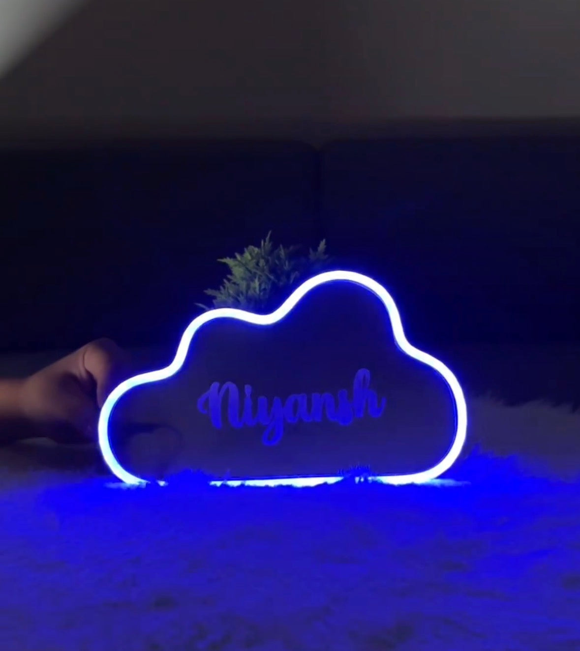 Nuage en Neon personnalisée