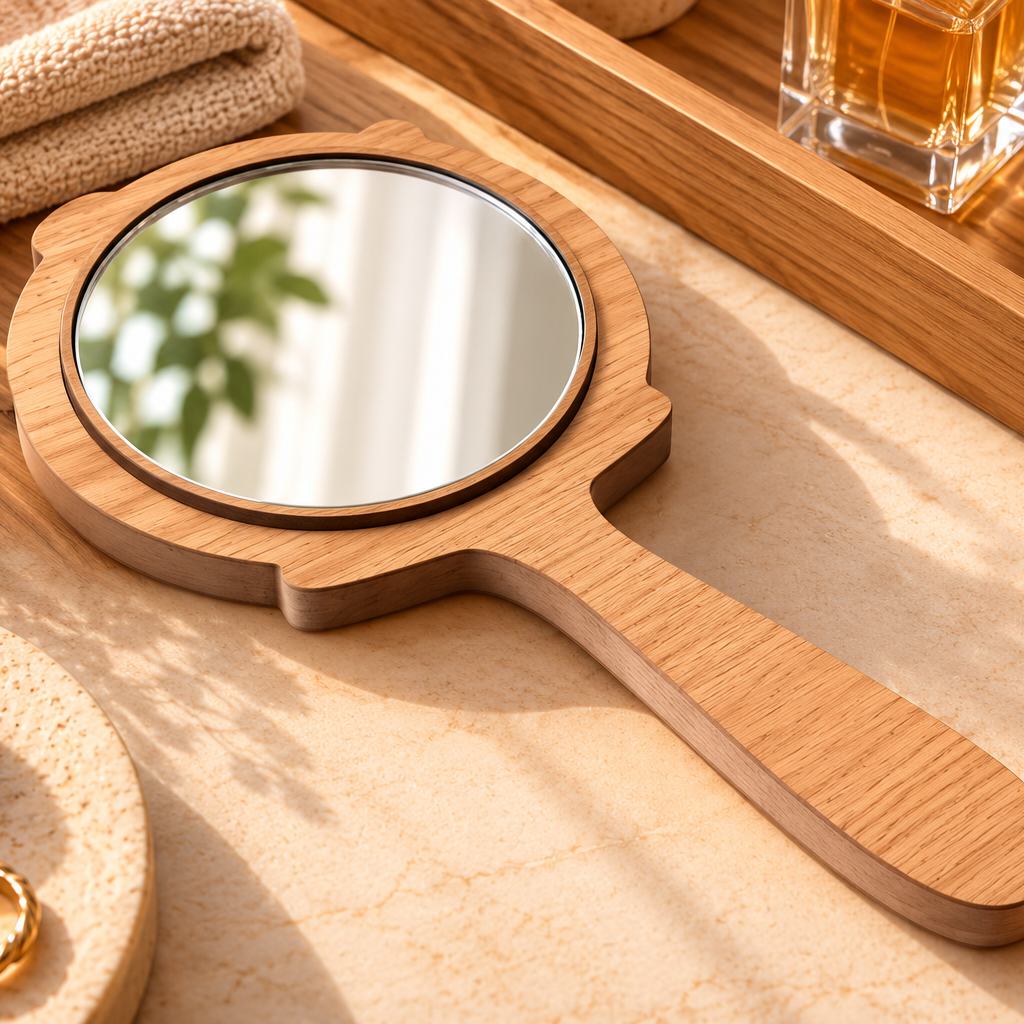 Miroir Personnalisé en Bois