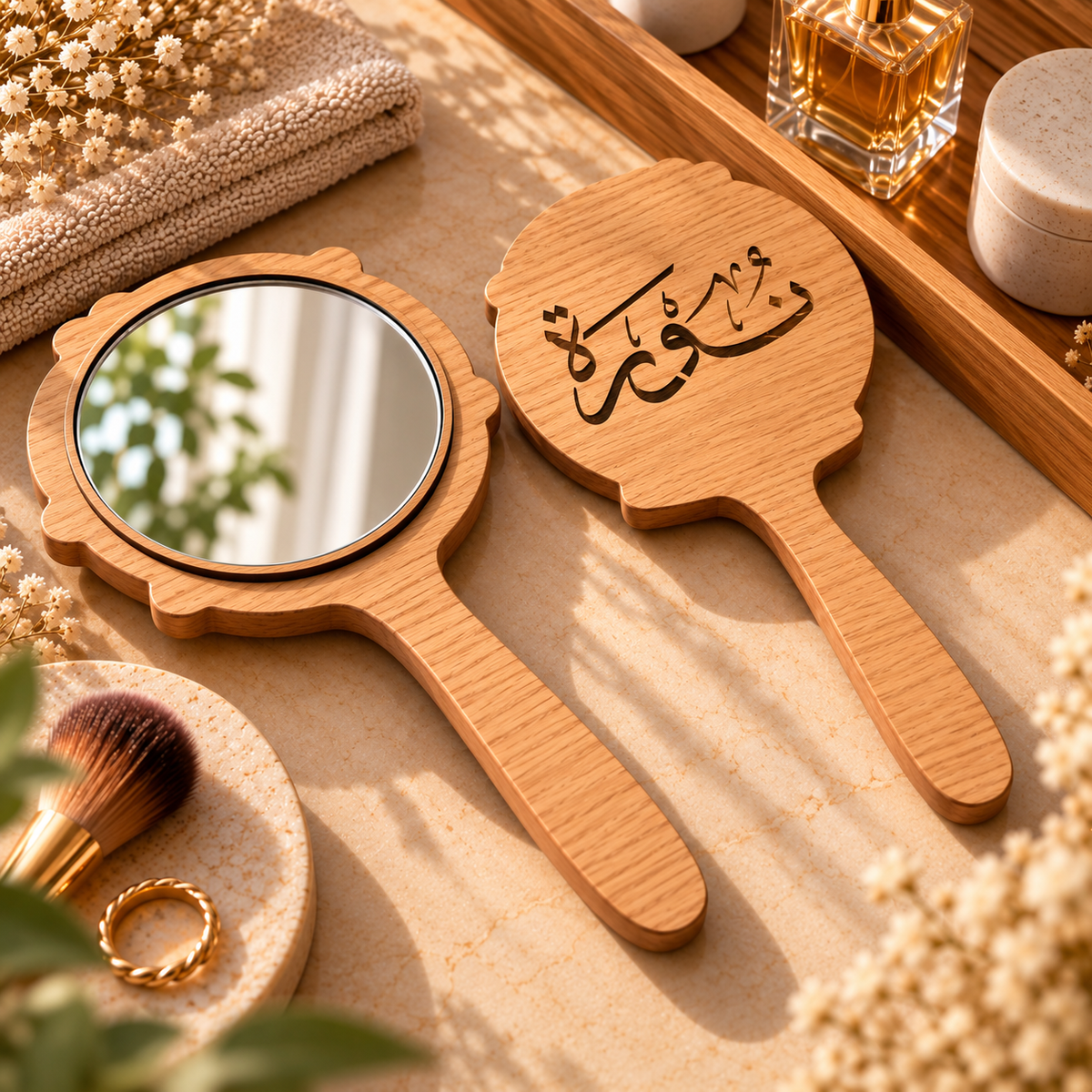Miroir Personnalisé en Bois