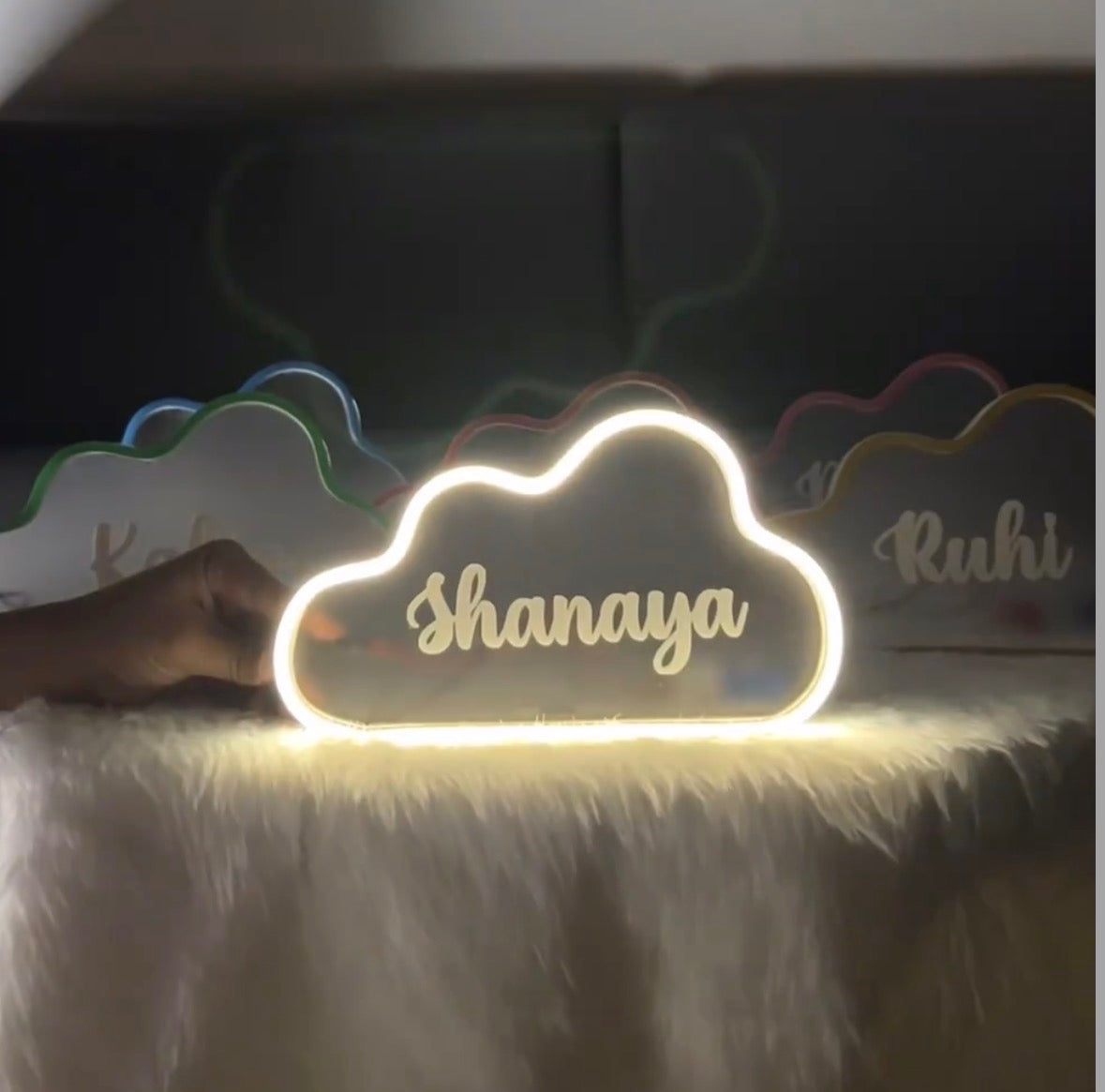 Nuage en Neon personnalisée