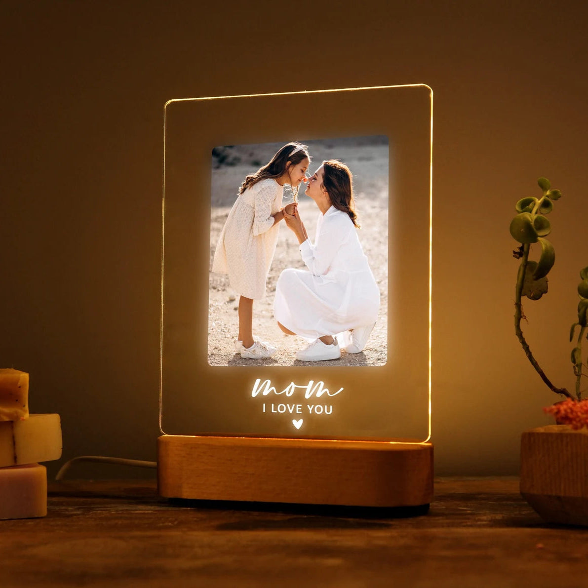 Lampe Mom (photo personnalisée)