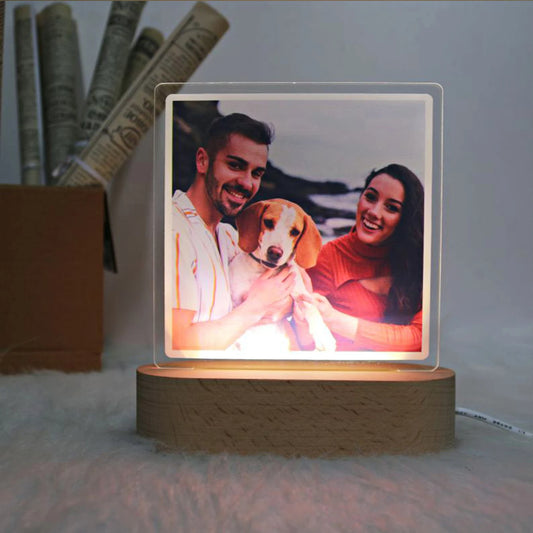 Lampe simple photo (personnalisée)