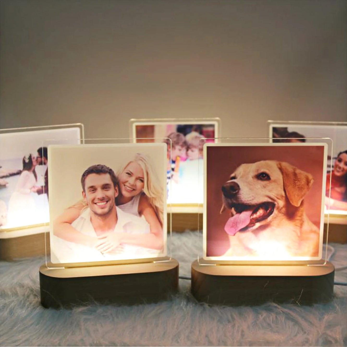 Lampe simple photo (personnalisée)