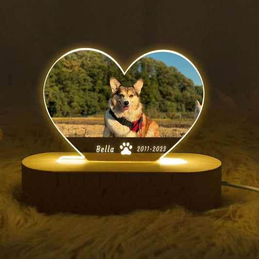 Lampe pet (photo personnalisée)
