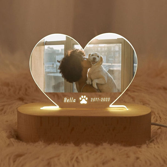 Lampe pet (photo personnalisée)