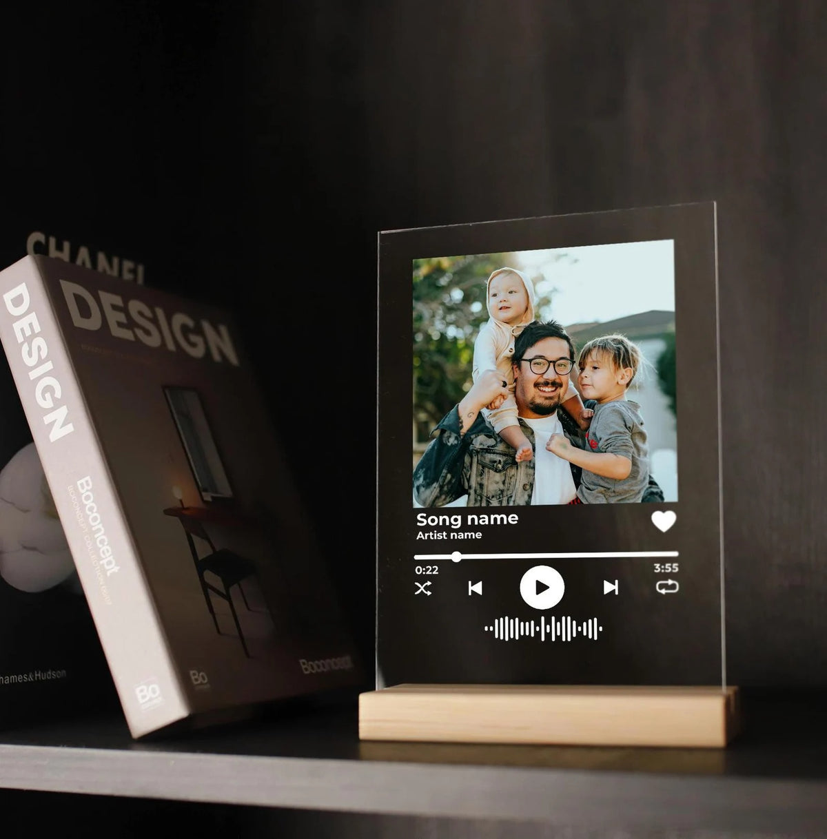Plaque Photo Personnalisée Spotify