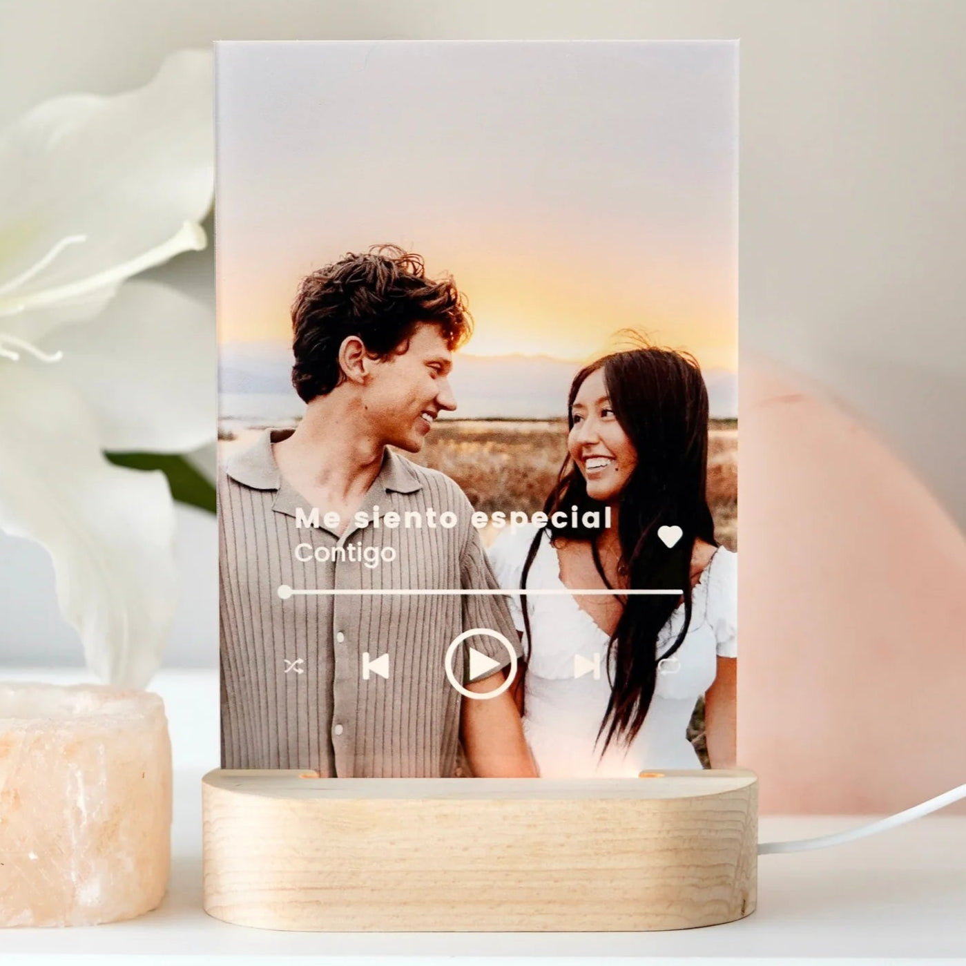 Lampe song (photo personnalisée)